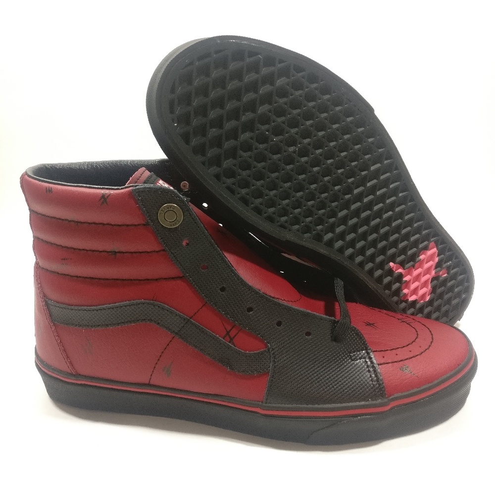 Vans SK8-HI Marvel Deadpool Leather Limited - Picture 2 of 8